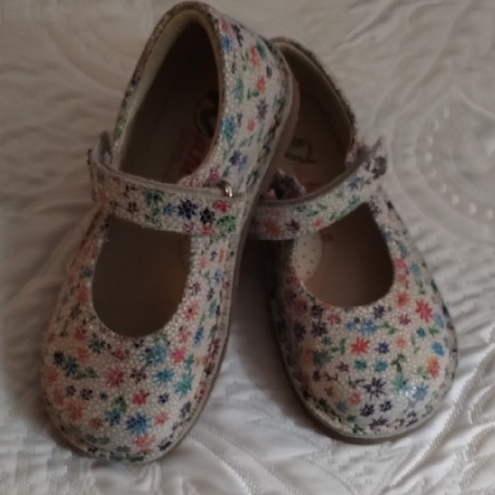 Naturino Multicolor Floral Mary Jane Shoes